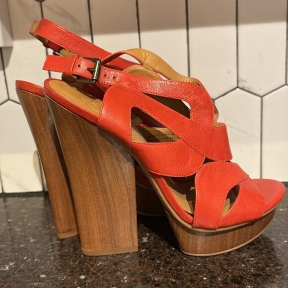 Nine West womens high heelcorral size 5 - Picture 5 of 7